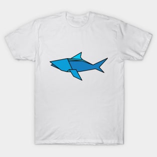 Corloful Shark- origami style T-Shirt